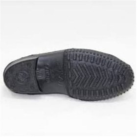 Resim Astarsız Tabanlı Kara Lastik Ayakkabı Trabzon Siyah 