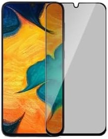Resim PSR aksesuar 4g Ekran Koruyucu Temperli Kırılmaz Cam Privacy Hayalet Gizliklik Filtreli Samsung Galaxy A32 ile uyumlu 