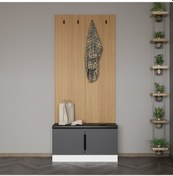 Resim Minar Kale Dekor Panel Ayakkabılık Minderli Byz Mbr Çizgili Ant 