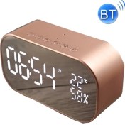 Resim Yue Store S2 Masaüstü Alarm Bloğu Hoparlör (Rose Gold) (Yurt Dışından) 