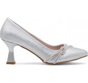 Resim Bilener 0803 Taşlı Kadın Stiletto GÜMÜŞ 