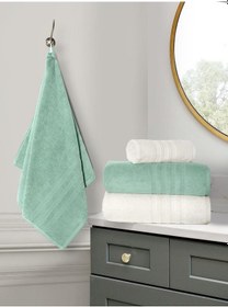 Resim Lavinda 4 Lü Banyo Havlu Seti 70x140 Mint 