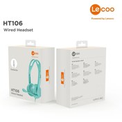 Resim Genel Markalar Lecoo Ht106 Kablolu 3.5Mm Jacklı Mikrofonlu Kulak Üstü Kulaklık - Telefon, Pc, Laptop Uyumlu, İş, O 