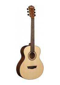 Resim Washburn Agm5k Apprentice G-mini 5 Akustik Gitar Seyahat Tipi - Kompakt Seri Ladin Üst Kapak, Maun Arka Ve Yanlar, 7/8 Gövde Ölçüsü, Rahat Taşınabilir Yapı Ölçüler: 578 Mm Skala Uzunluğu 