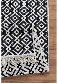 Resim Arya Vl Çift Taraflı,katlanabilir,yıkanabilir,yüksek Kalite Pamuk Salon,oturma Odası,balkon Kilim Krem-antrasit2 