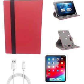 Resim Wontis Acer Iconia A1-830 8 Inç Ekran Koruyucu Nano Film+Üniversal Tablet Kılıfı+Sarj Kablosu Seti 