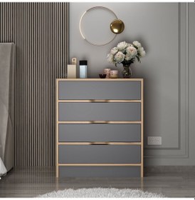 Resim Elina Şifonyer 4ç - Dore Antrasit 