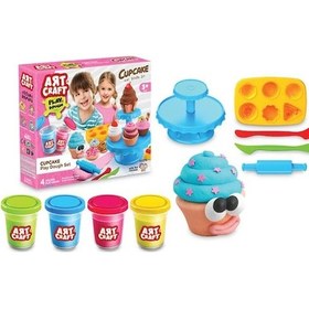 Resim Art Craft Cupcake Oyun Hamuru Seti 