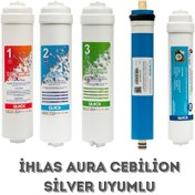 Resim Aquahill Uyumlu Su Arıtma Cihazı Filtre Set 5'li 