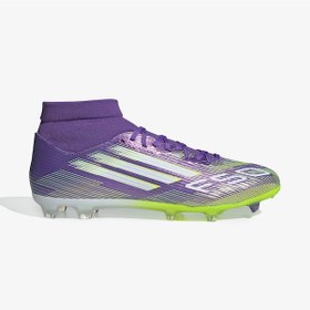 Resim Adidas F50 League Mid Firm-multi Ground Erkek Mor Çim Saha Kramponu Jı0886 Mor 