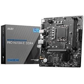 Resim MSI PRO H610M-E DDR4 Intel LGA1700 Micro ATX Anakart 