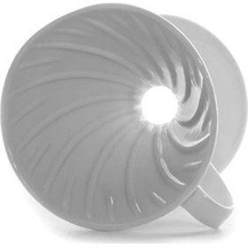 Resim Sin@rasta Epinox V60 02 Seramik Kahve Demleme Ekipmanı (Beyaz) Ceramic Coffee Dripper V60 02 (White) 