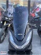 Resim SUPERMOTO Honda Pcx 125 ,150 Ön Siperlik Camı Koyu Füme 75cm Uzun Tur Camı Montaj Aparatlı 2021-24_ 