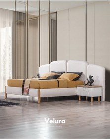 Resim Boerno Yatak Odası Takımı Dolap + Şifonyer + Komodin + Karyola 