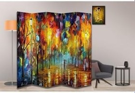 Resim Şehir Temalı Özel Tasarım Paravan Room Divider PRV1118, 180 x 180 