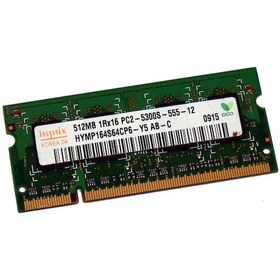 Resim Hynix 512MB Sodimm1Rx16 Memory HYMP164S64CP6-Y5-AB For Laptop PC2 