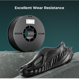 Resim Creality Cr-tpr 65a Filament Siyah 2.85mm 1kg 1 Adet 