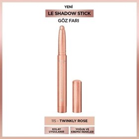 Resim Loreal Paris Le Shadow Stick Göz Farı - 115 Twinkly Rose 