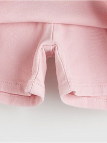 Resim LC Waikiki NEVAVM Farkıyla Beli Lastikli Kız Çocuk Jean Şort Etek 