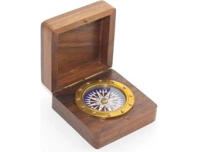 Resim Kutulu Pirinç Pusula 3787 