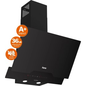 Resim Ferre Fryart&buharlı Ferovia Sessiz Davlumbaz Elektrikli Siyah Ank. Set (D063-SA + MS263 + XE64CS) 