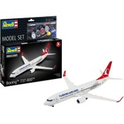 Resim Revell Model Set Türk Hava Yolları Boeing 737-800 63772 