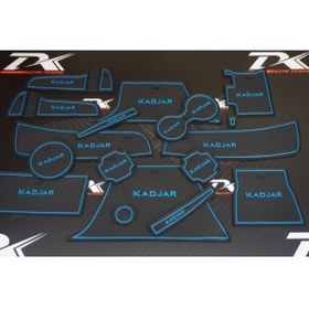 Resim Renault Kadjar Dk Tuning 2017 2018 Modeller Araç Içi Silikon Kaymaz Ped Kaplama Seti 