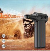 Resim Dashanshop Black- Turbo Jet Fan Yüksek Hızda 150000 Rpm Üfleyici Toz Temizleyici Usb-c Şarj 