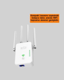 Resim Hnrlıshp Yüksek Hızlı Parazit Önleyici Wifi Repeater Router 