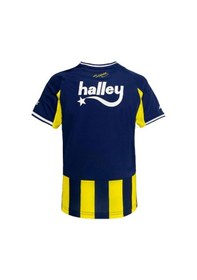 Resim Fenerbahçe Orijinal Lisanslı Fenerbahçe 2025/26 Çubuklu Jr Forma Lacivert 