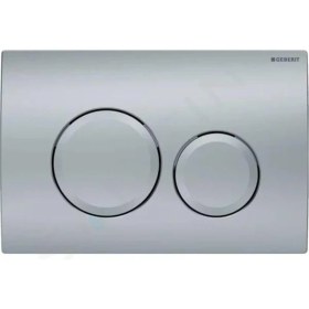 Resim VitrA Geberit DELTA20 115.127.46.1 Kumanda Paneli Çift Basmalı, Mat Krom 