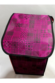 Resim abnturk Su Geçirmez Özel Kumaş Pazar Arabası Çantası H=53-30x25cm 