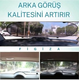 Resim Vantuzlu Arka Cam Güneşlik Perde 100x50 Cm Uv Korumalı, Katlanabilir Oto Güneş Engelleyici Gölgelik Araba İçin Güneşlik Perde 