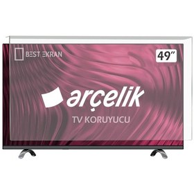 Resim Best Ekran Arçelik Uyumlu 49" 124 Ekran TV Ekran Koruyucu 