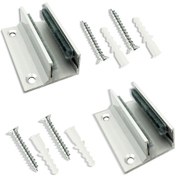 Resim Adet Sürgülü Kapı Zemin Kılavuzu Sürgülü Kapı Kılavuzu Alt Kılavuz Sürgülü Kapı Rayı Alüminyum Alaşımlı Kılavuz Aksesuar 