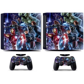 Resim Kt Grup Avengers Playstation 4 Pro Full Uyumlu Sticker Kaplama 