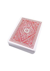Resim Kırmızı Pvc Plastik Su Geçirmez Jumbo Blackjack iskambil Oyun Kağıdı cin443kr 