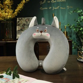 Resim Jump Rabbit Karikatür Hafızalı Köpük U Şeklinde Boyun Yastığı (Yurt Dışından) 