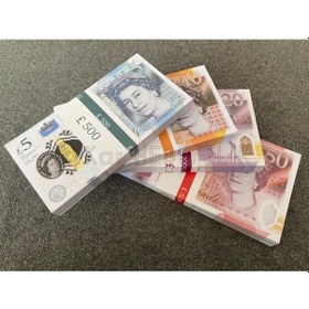 Resim 400 ADET KARMA 5-10-20-50 STERLİN BANKNOT POUND PARA GEÇERSİZ 
