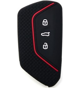 Resim Volkswagen Golf 8 - Caddy Silikon Anahtar Kabı Kılıfı 2021-2025 