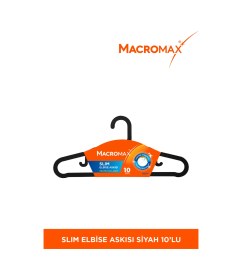 Resim Slim İnce Elbise Askısı 10'lu Paket, Yerden Tasarruf Sağlayan Min 