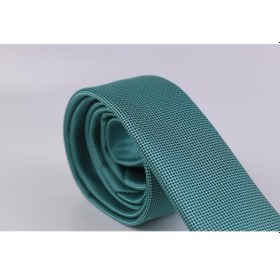 Resim Demfashion Özel Desenli Kravat Mendil Seti - Yeşil (533049391) Yeşil 
