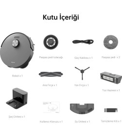 Resim Dreame Bot L10S Pro Akıllı Robot Süpürge Outlet Teşhir Ürün 