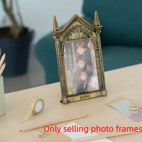 Resim Harry Potter The Mirror Of Erised Stili Fotoğraf Çerçevesi, 4 inç * 6 inç fotoğrafları tutmak için uygun, Masaüstü Yatak Odası Dekorasyonu Fotoğraf Çerçevesi, Ev Dekoru, Babalar Günü Hediyesi, Mükemmel Doğum Günü Hediyesi 