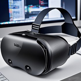 Resim Ultra HD 4K VR Başlığı - 3D Sanal Gerçeklik, 360° Panoramik Videolar & Filmler, 400+ Miyop Kullanıcılar İçin Mükemmel! Çift Ayarlı - Çiftler için Film ve Oyun Gücü! 