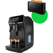 Resim 2200 Serisi EP2220 Tam Otomatik Espresso Makinesi HD2590 Ekmek Kızartma Hediyeli !! 2 Phi 