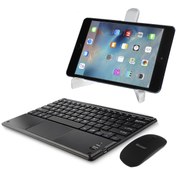 Resim Microcase Ipad Pro 11 M2 2022 Touchpad Bt Klavye 25cm+bt Mouse+stand-al2759 