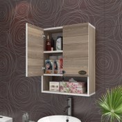 Resim Kenz Life Kilitli Banyo Dolabı Çiçerin Crd 60*40*20 Mutfak Ofis (Mng) 