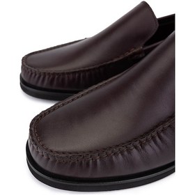 Resim Tamer Tanca Erkek Hakiki Deri Kahverengi Loafer Ayakkabı 1008 3539 Erk Ayk Sk25-26 Kahve Anl Kahverengi 