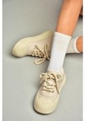 Resim Fox Shoes S973702509 Bej Kadın Spor Ayakkabı Sneakers Bej 